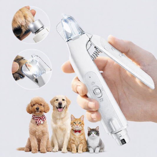 Premium Pet Nail Trimmer & Grinder with LED Light