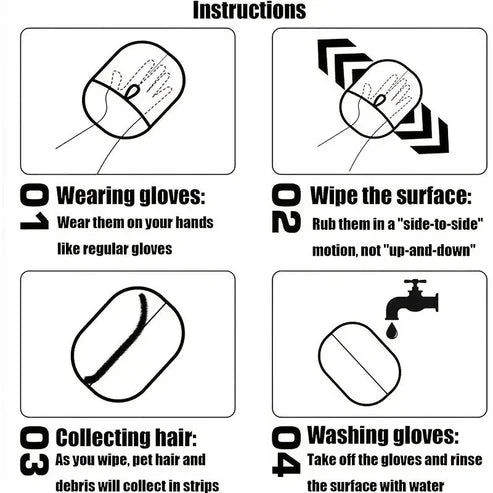 Premium Pet Hair Removal Glove