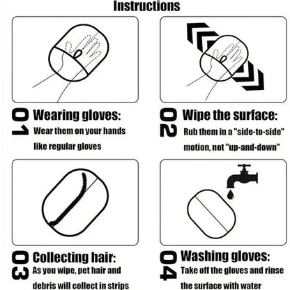 Premium Pet Hair Removal Glove